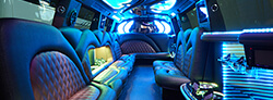 Party bus interior